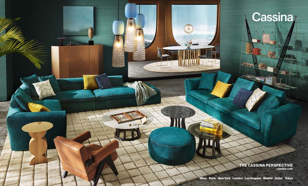 cassina_design_salotto cassina pagina pubblicitaria salotto
